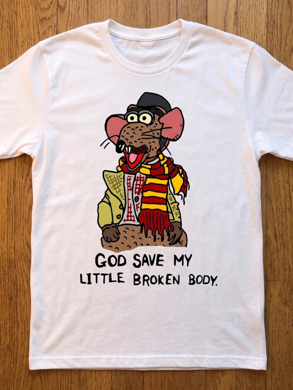 Muppet Christmas Carol - Rizzo's Little Broken Body Premium Oversized Sweatshirt